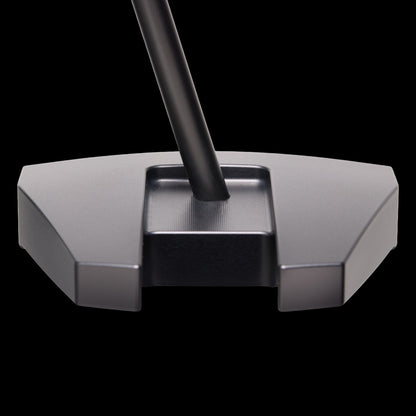 Rear view of the P-117 mallet putter with centered shaft