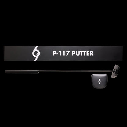 P-117 Putter box with the putter and matching headcover